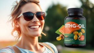 Healthy person with omega-3 benefits